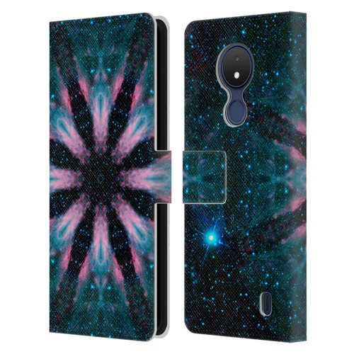 Aimee Stewart Mandala Galactic Leather Book Wallet Case Cover For Nokia C21