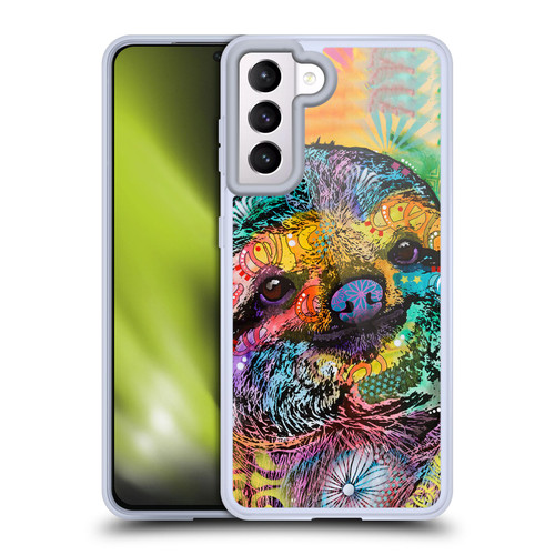 Dean Russo Wildlife 3 Sloth Soft Gel Case for Samsung Galaxy S21 5G