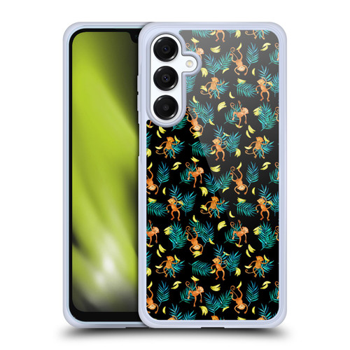 Micklyn Le Feuvre Animals Tropical Monkey Banana Soft Gel Case for Samsung Galaxy A16 5G & MagSafe