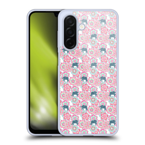 Micklyn Le Feuvre Animals Tiny Elephants In Fields Of Flowers Soft Gel Case for Samsung Galaxy A26 5G