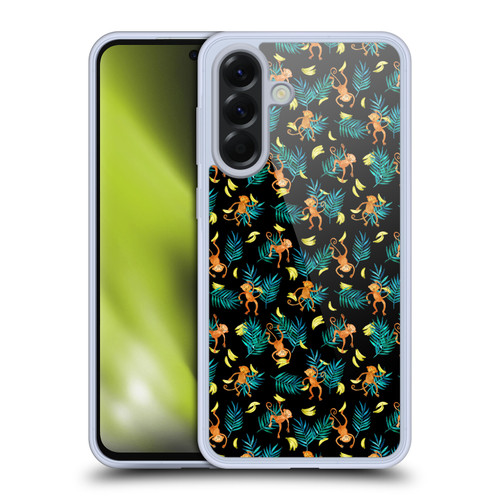 Micklyn Le Feuvre Animals Tropical Monkey Banana Soft Gel Case for Samsung Galaxy A56 5G