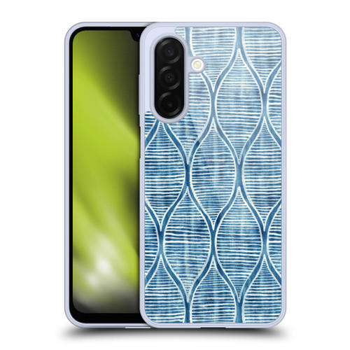 Micklyn Le Feuvre Flora And Fauna Hand Painted Blue White Pattern Soft Gel Case for Samsung Galaxy A26 5G