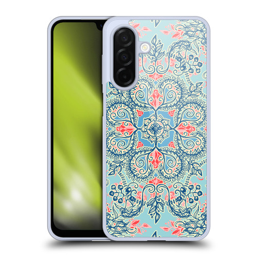 Micklyn Le Feuvre Floral Patterns Red And Blue Soft Gel Case for Samsung Galaxy A26 5G