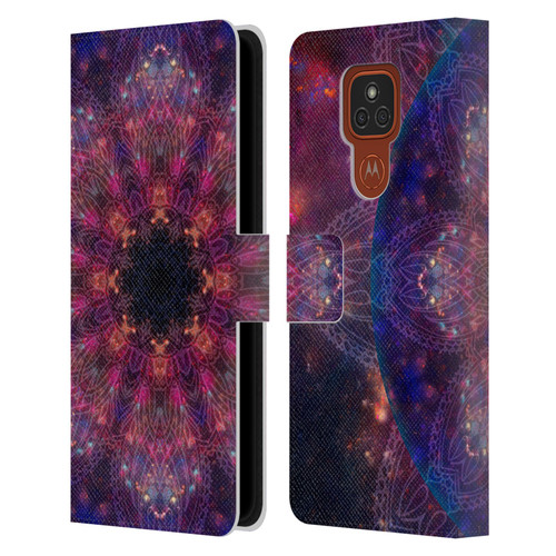 Aimee Stewart Mandala Galactic 2 Leather Book Wallet Case Cover For Motorola Moto E7 Plus