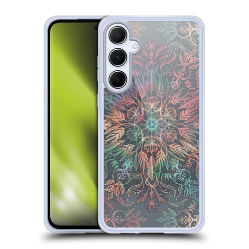 Micklyn Le Feuvre Floral Patterns Winter Sunset Mandala Soft Gel Case for Samsung Galaxy A55 5G