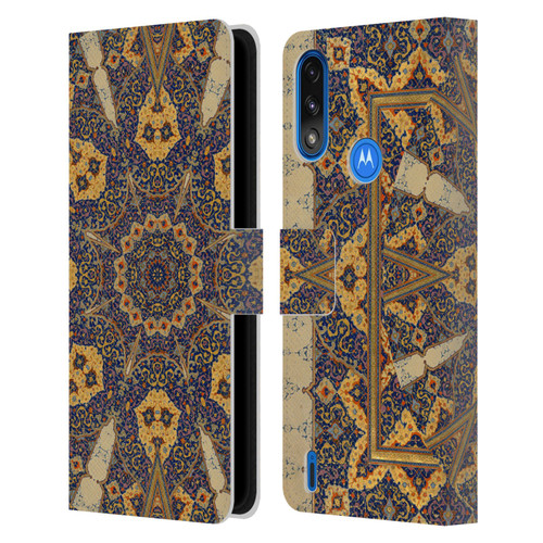 Aimee Stewart Mandala Ancient Script Leather Book Wallet Case Cover For Motorola Moto E7 Power / Moto E7i Power