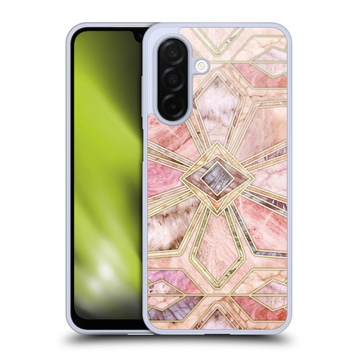 Micklyn Le Feuvre Marble Patterns Gilded Stone Tiles Soft Gel Case for Samsung Galaxy A26 5G