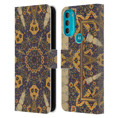 Aimee Stewart Mandala Ancient Script Leather Book Wallet Case Cover For Motorola Moto G71 5G
