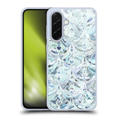 Micklyn Le Feuvre Marble Patterns Ice And Diamonds Art Deco Pattern Soft Gel Case for Samsung Galaxy A36 5G