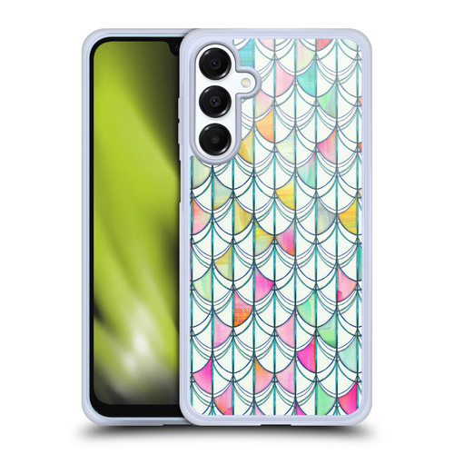 Micklyn Le Feuvre Patterns Fish Scale Cutout Soft Gel Case for Samsung Galaxy A16 5G & MagSafe