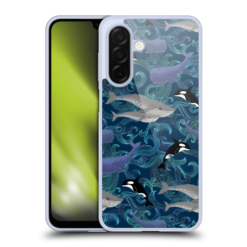 Micklyn Le Feuvre Patterns Giants in Teal Soft Gel Case for Samsung Galaxy A26 5G