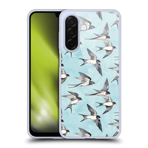 Micklyn Le Feuvre Patterns Swallow Flight Soft Gel Case for Samsung Galaxy A26 5G