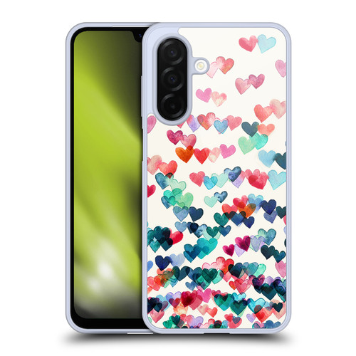 Micklyn Le Feuvre Patterns Watercolour Heart Connections Soft Gel Case for Samsung Galaxy A26 5G