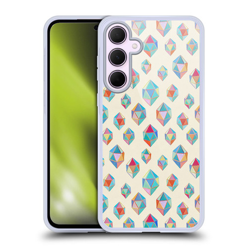 Micklyn Le Feuvre Patterns Floating Gems Soft Gel Case for Samsung Galaxy A35 5G