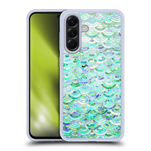 Micklyn Le Feuvre Marble Patterns Mosaic In Mint Quartz And Jade Soft Gel Case for Samsung Galaxy A56 5G