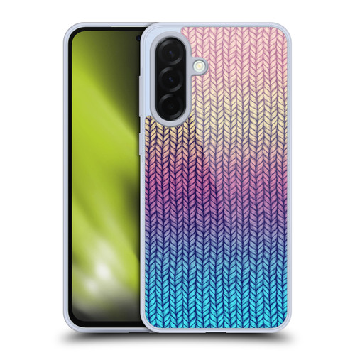 Micklyn Le Feuvre Patterns Rainbow Chunky Knit Soft Gel Case for Samsung Galaxy A36 5G