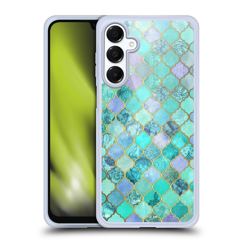Micklyn Le Feuvre Moroccan Mint Green Soft Gel Case for Samsung Galaxy A16 5G & MagSafe