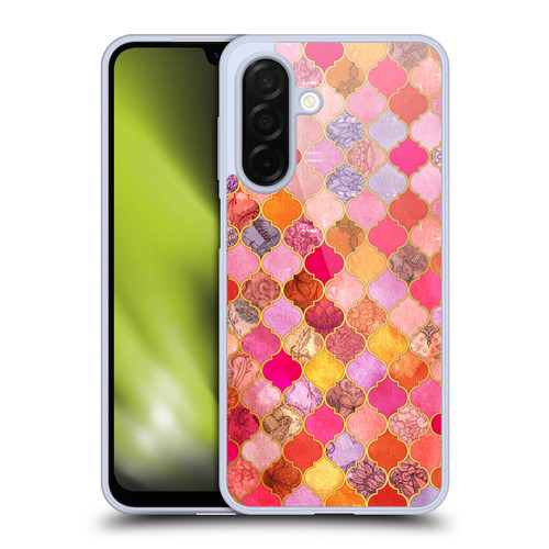 Micklyn Le Feuvre Moroccan Hot Pink and Orange Soft Gel Case for Samsung Galaxy A26 5G
