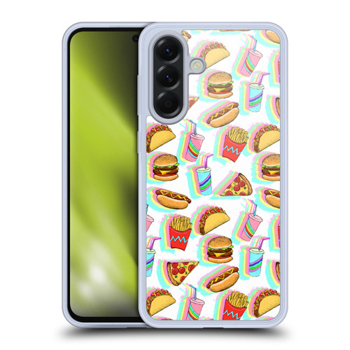 Micklyn Le Feuvre Patterns 2 Rainbow Fast Food Soft Gel Case for Samsung Galaxy A56 5G
