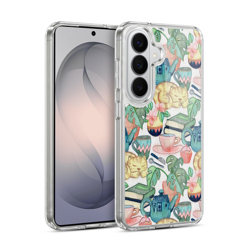 Micklyn Le Feuvre Patterns 2 Lazy Afternoon A Chalk Pastel Illustration Soft Gel Case for Samsung Galaxy S26