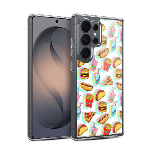 Micklyn Le Feuvre Patterns 2 Rainbow Fast Food Soft Gel Case for Samsung Galaxy S26 Ultra