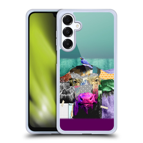 Michel Keck Animal Collage Buffalo Soft Gel Case for Samsung Galaxy A16 5G & MagSafe