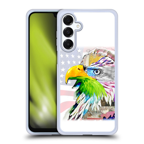 Michel Keck Animal Collage Eagle Soft Gel Case for Samsung Galaxy A16 5G & MagSafe