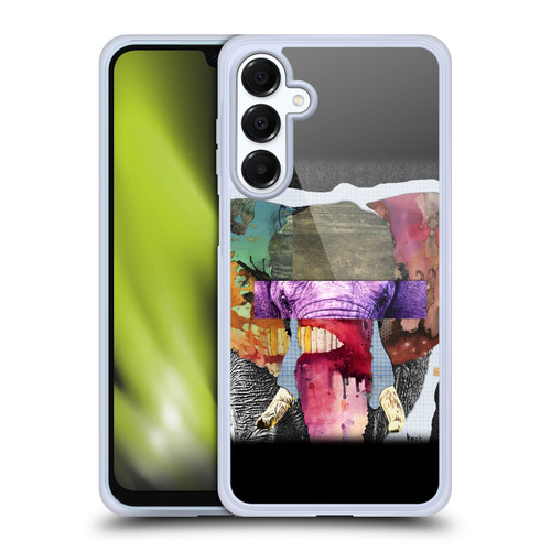 Michel Keck Animal Collage Elephant Soft Gel Case for Samsung Galaxy A16 5G & MagSafe