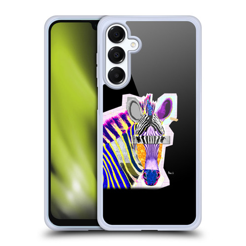 Michel Keck Animal Collage Zebra Soft Gel Case for Samsung Galaxy A16 5G & MagSafe