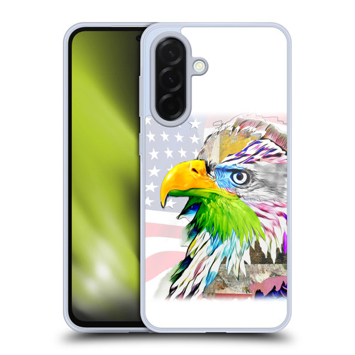 Michel Keck Animal Collage Eagle Soft Gel Case for Samsung Galaxy A36 5G