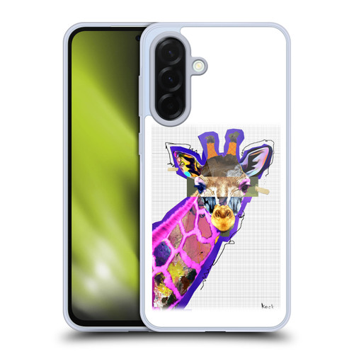 Michel Keck Animal Collage Giraffe Soft Gel Case for Samsung Galaxy A36 5G