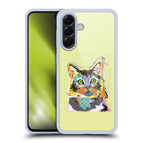 Michel Keck Animal Collage Cat Soft Gel Case for Samsung Galaxy A56 5G