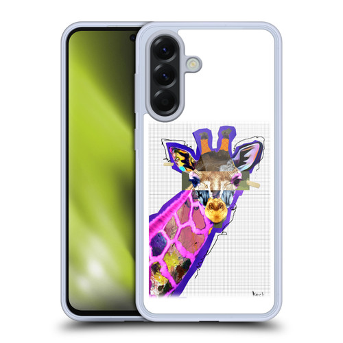 Michel Keck Animal Collage Giraffe Soft Gel Case for Samsung Galaxy A56 5G