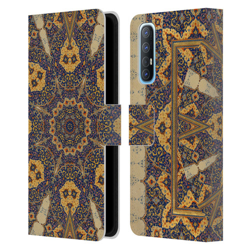 Aimee Stewart Mandala Ancient Script Leather Book Wallet Case Cover For OPPO Find X2 Neo 5G