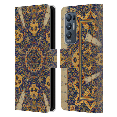 Aimee Stewart Mandala Ancient Script Leather Book Wallet Case Cover For OPPO Find X3 Neo / Reno5 Pro+ 5G