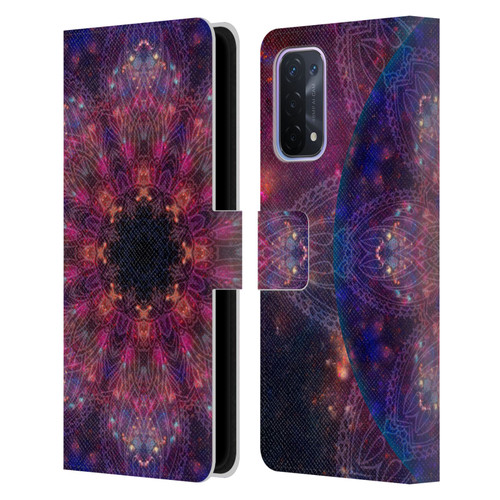 Aimee Stewart Mandala Galactic 2 Leather Book Wallet Case Cover For OPPO A54 5G