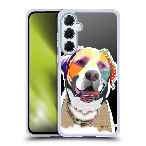 Michel Keck Dogs 2 Swissy Soft Gel Case for Samsung Galaxy A55 5G