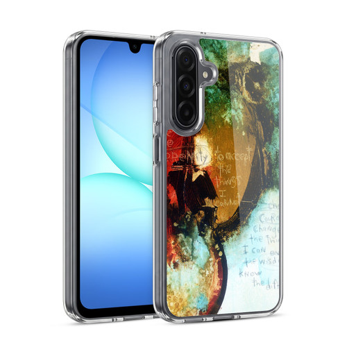 Michel Keck Religious Abstract Serenity Prayer Soft Gel Case for Samsung Galaxy A17 4G / 5G