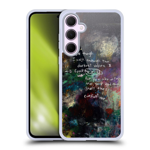 Michel Keck Religious Abstract Psalm 4 Soft Gel Case for Samsung Galaxy A35 5G