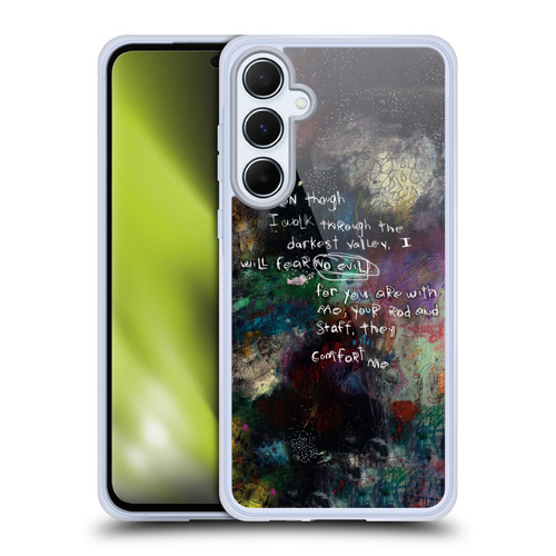 Michel Keck Religious Abstract Psalm 4 Soft Gel Case for Samsung Galaxy A55 5G