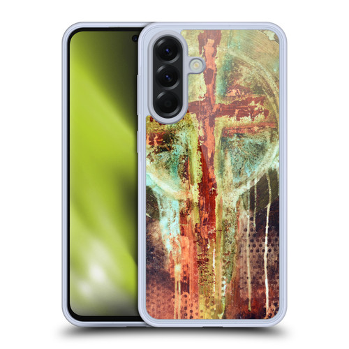 Michel Keck Religious Abstract Cross Soft Gel Case for Samsung Galaxy A56 5G