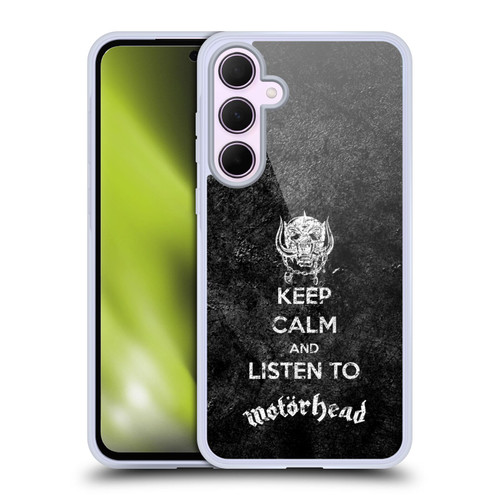 Motorhead Key Art Keep Calm Soft Gel Case for Samsung Galaxy A35 5G