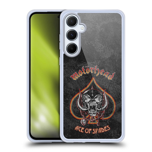 Motorhead Key Art Ace Of Spades Vintage Soft Gel Case for Samsung Galaxy A55 5G