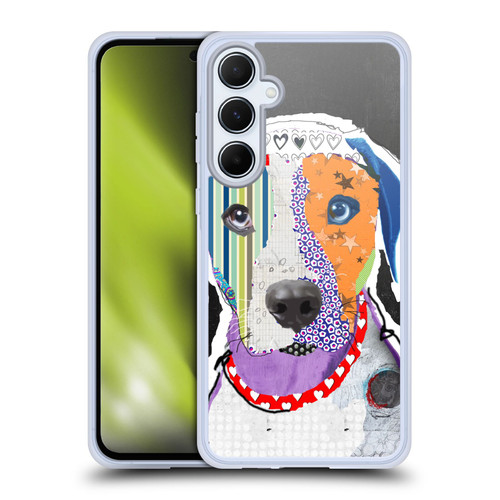 Michel Keck Dogs 3 Catahoula Leopard Soft Gel Case for Samsung Galaxy A55 5G