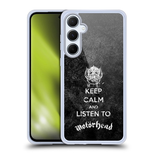 Motorhead Key Art Keep Calm Soft Gel Case for Samsung Galaxy A55 5G