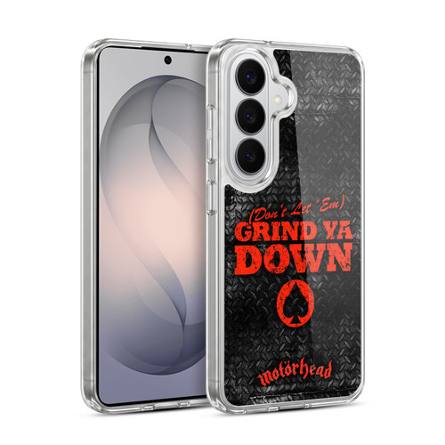 Motorhead Key Art Don't Let 'Em Grind You Down Soft Gel Case for Samsung Galaxy S26