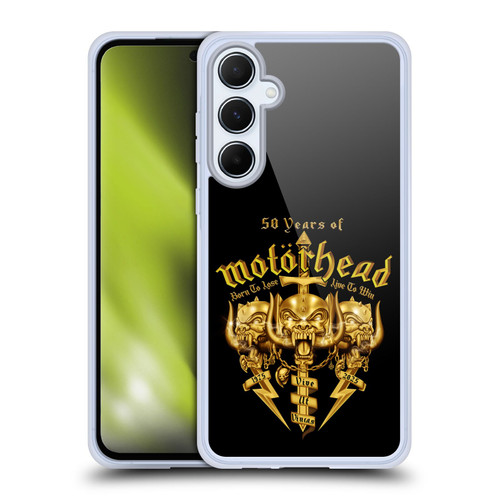 Motorhead 50th Anniversary Born To Lose Live To Win Soft Gel Case for Samsung Galaxy A55 5G