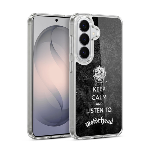 Motorhead Key Art Keep Calm Soft Gel Case for Samsung Galaxy S26