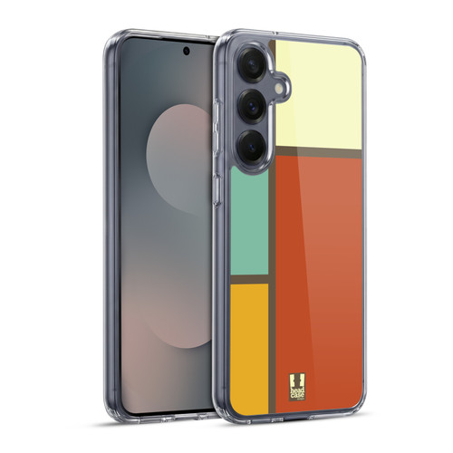 Head Case Designs Hued Tiles Vintage Soft Gel Case for Samsung Galaxy S25+ & MagSafe