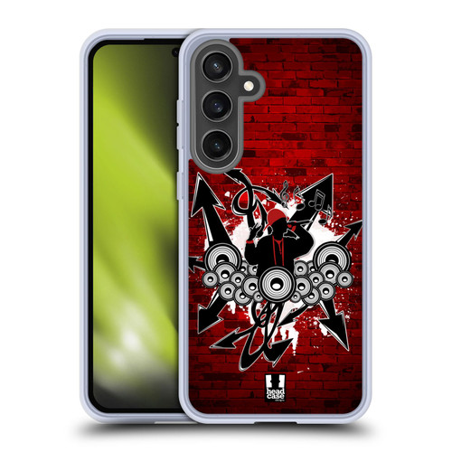 Head Case Designs Music Genre Hip Hop Soft Gel Case for Samsung Galaxy S24 FE & MagSafe